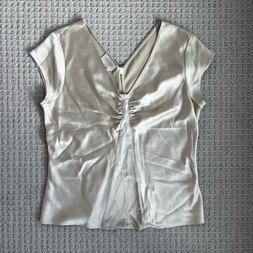 Vintage Talbots Silk Blouse